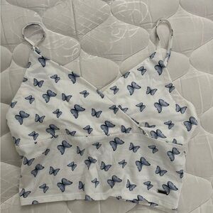 Hollister butterfly cami top